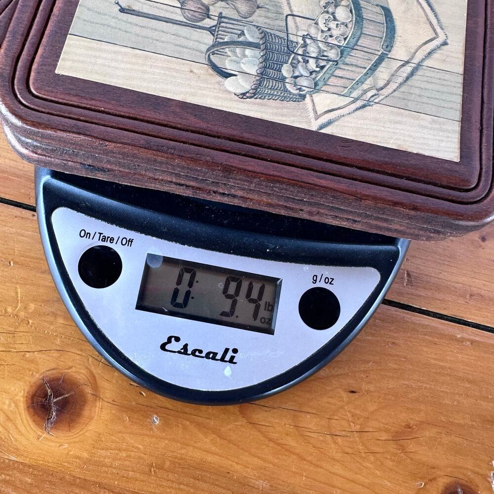 3 Vintage Wood Mounted Lithograph Kitchen Plaques Cottagecore Granny Country 5x7 - Picture 5 of 8